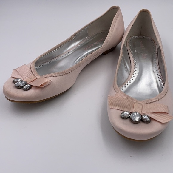 Rampage light pink flats with stones - Picture 3 of 13